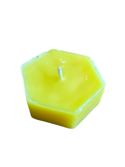 Bougie chauffe-plat hexagonale